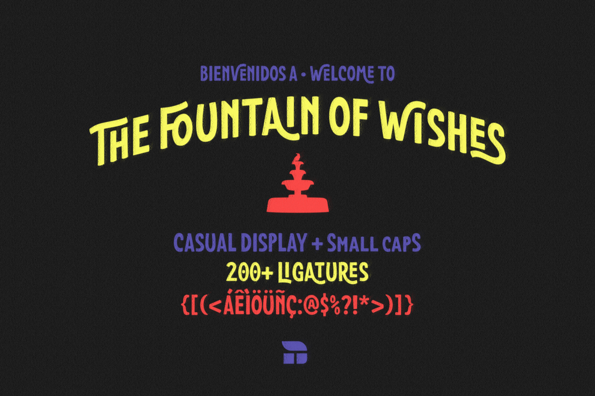 The Fountain of Wishes Font NimaType FontSpace
