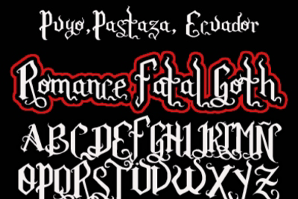 gothic fonts generator
