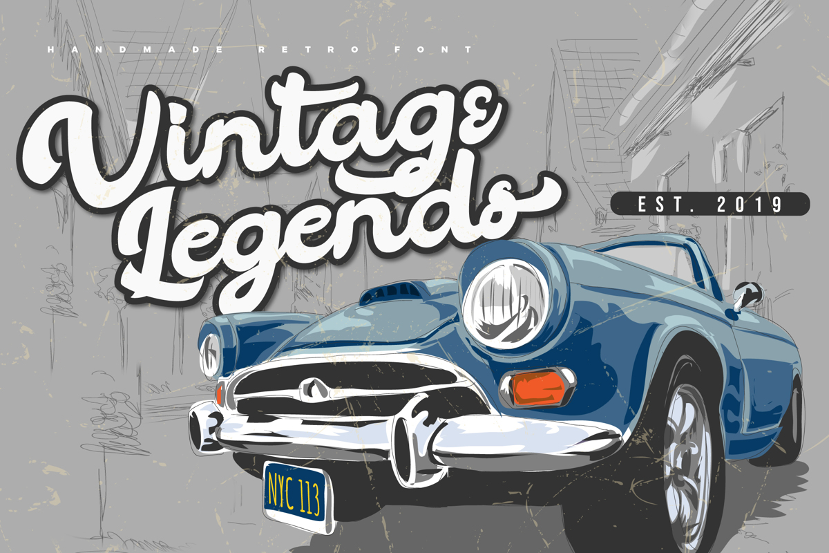 Vintage Legends Font 