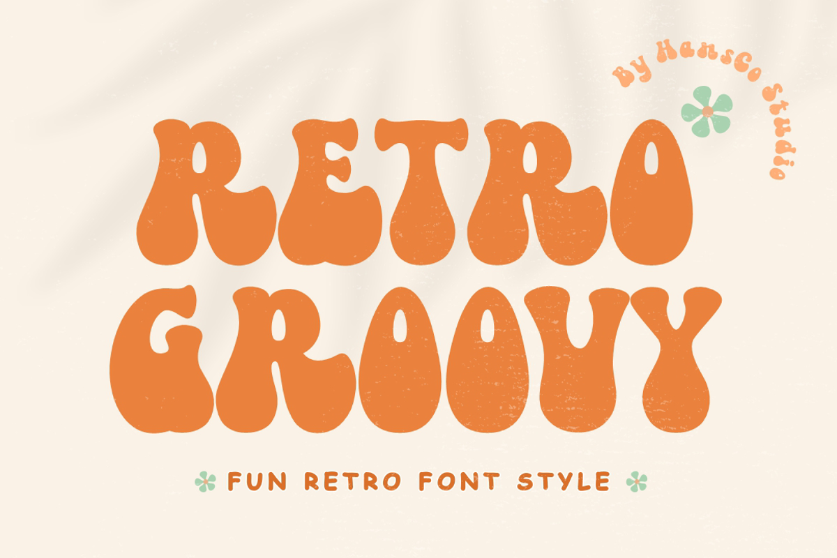 Retro Groovy Font Hansco FontSpace