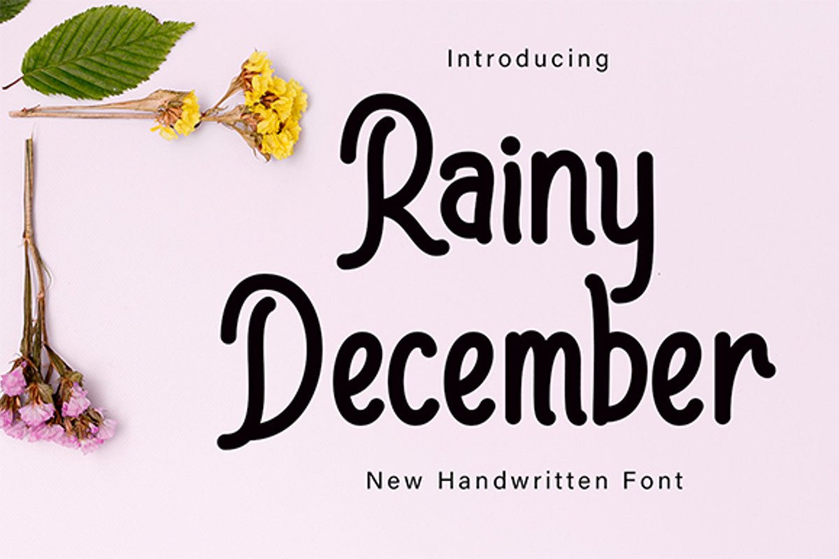 Rainy December Font | DN Creative | FontSpace