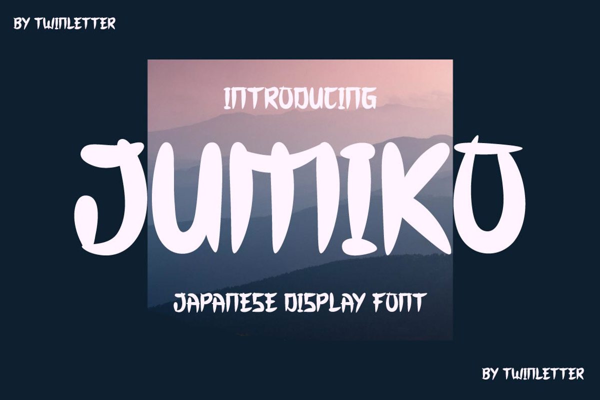 Jumiko Font | twinletter | FontSpace