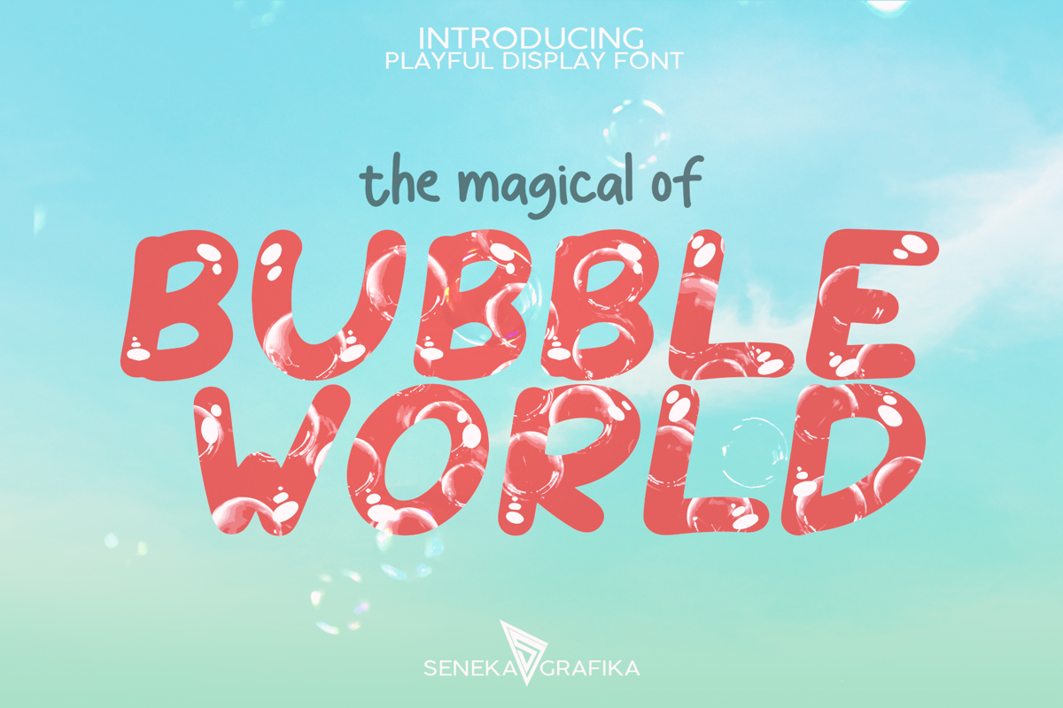 Bubble World Font Free Download