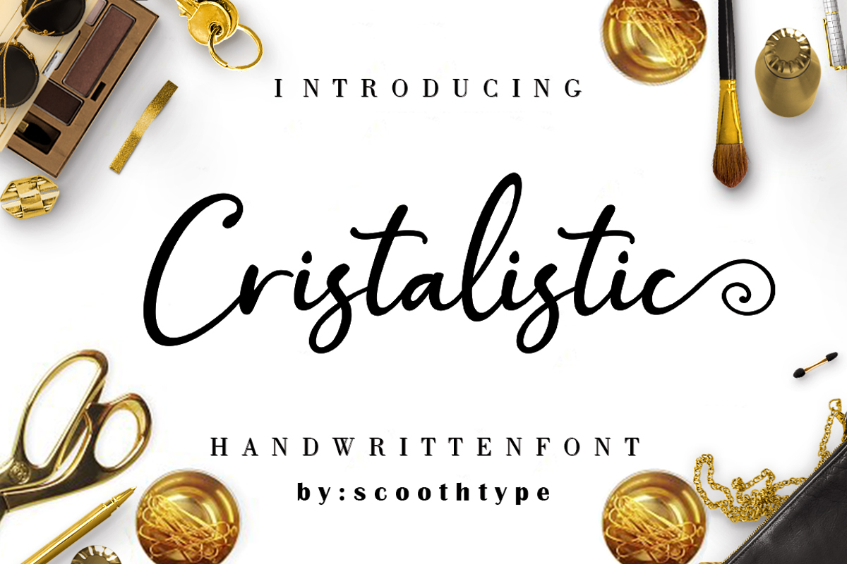Cristalistic Script Font | Scooth | FontSpace