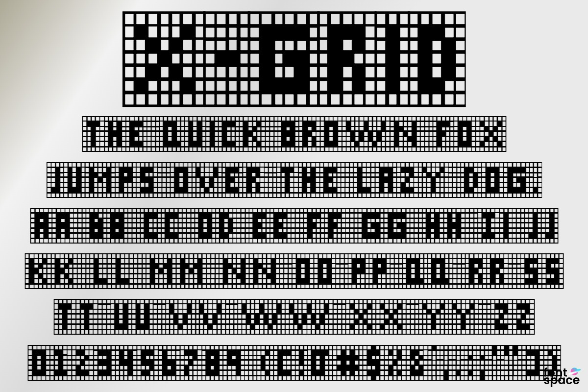 X Grid Font Iconian Fonts FontSpace