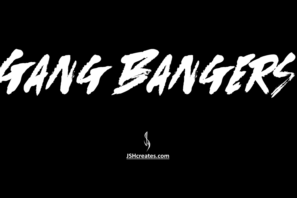 Bangers шрифт. Russian gang шрифты.