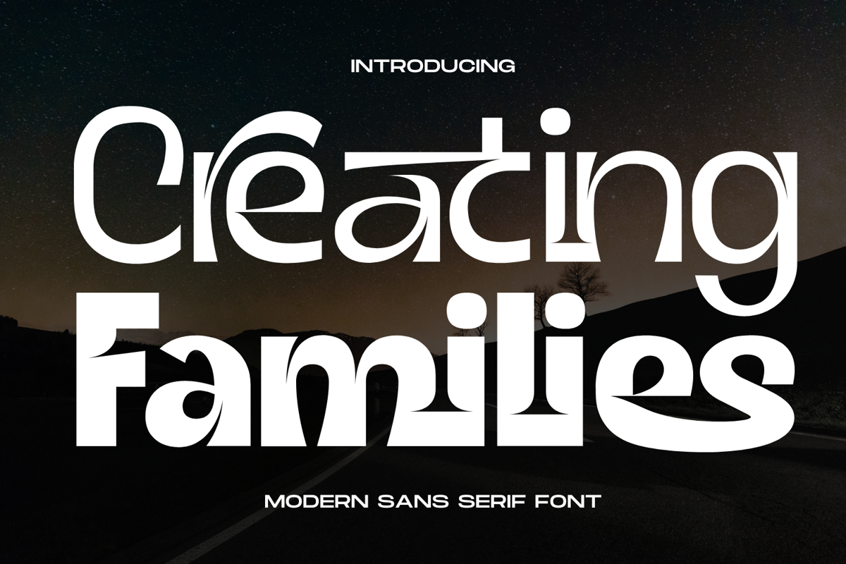 Creating Families Font - Free Download