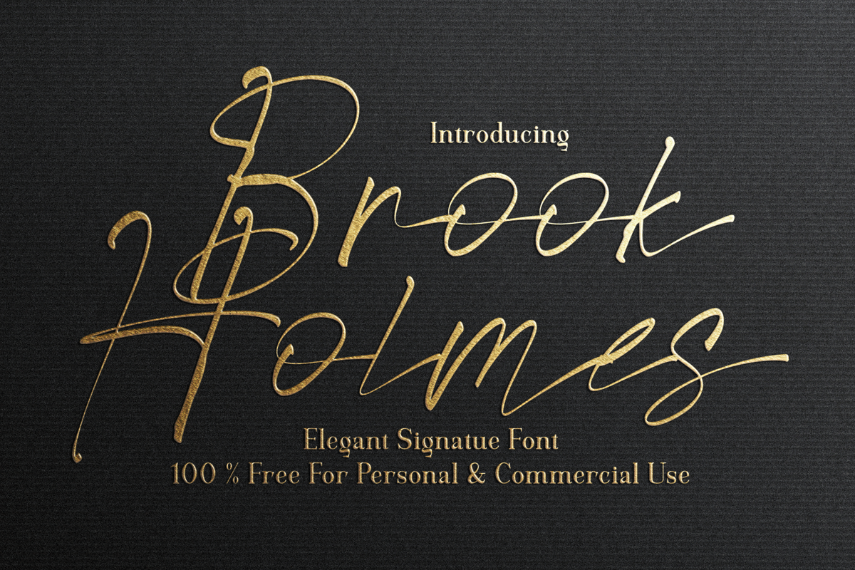 Brook Holmes Font 