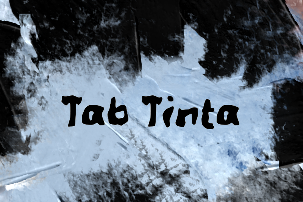 T Tab Tinta Font | wepfont | FontSpace