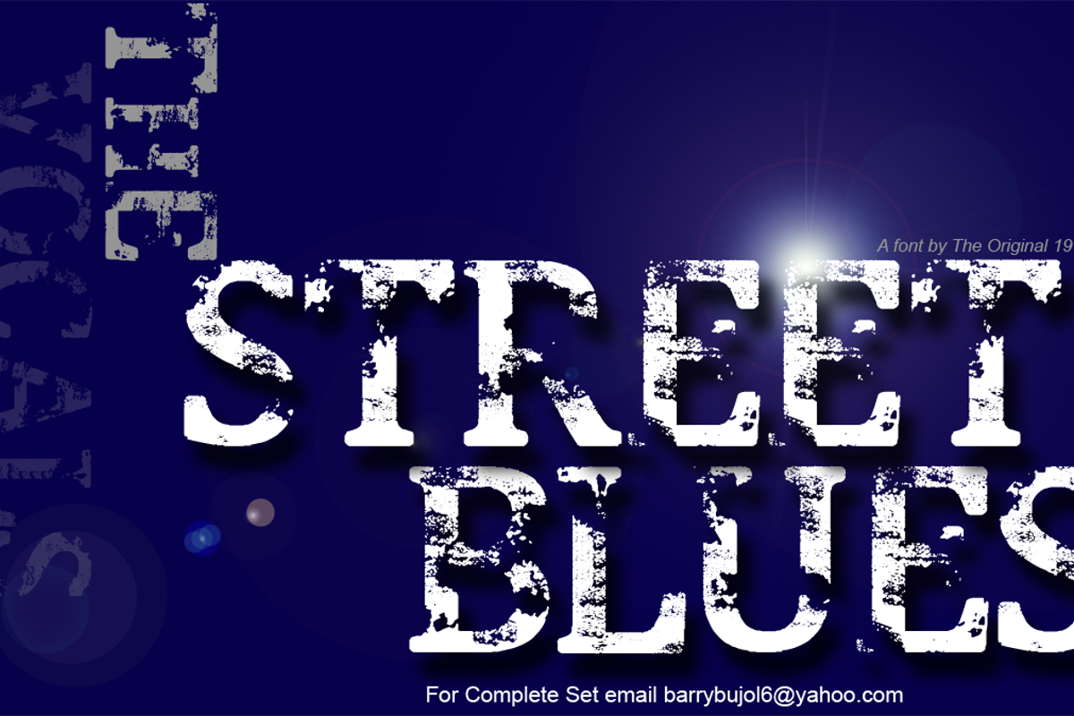 Street Blues Font | The Original 19 | FontSpace