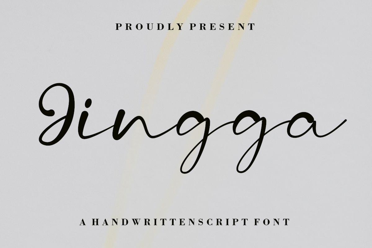 Jingga Font | febi studio | FontSpace