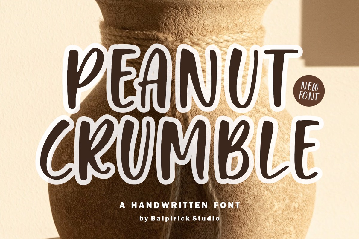 Peanut Crumble Font | balpirick | FontSpace