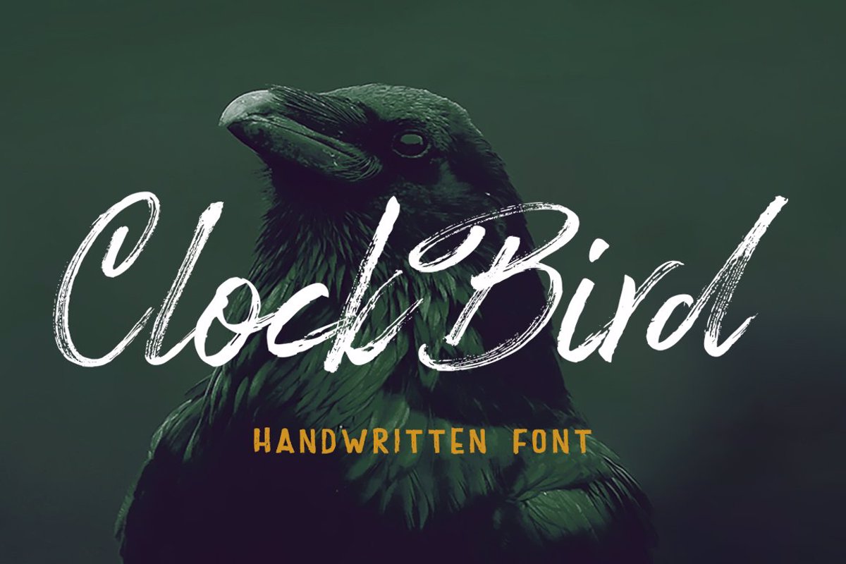 Bird font. Bird font
