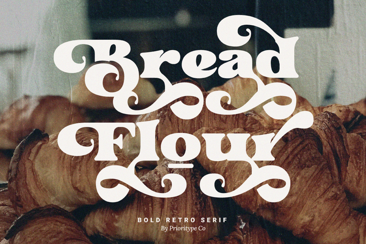 Bread Flour Font Prioritype FontSpace