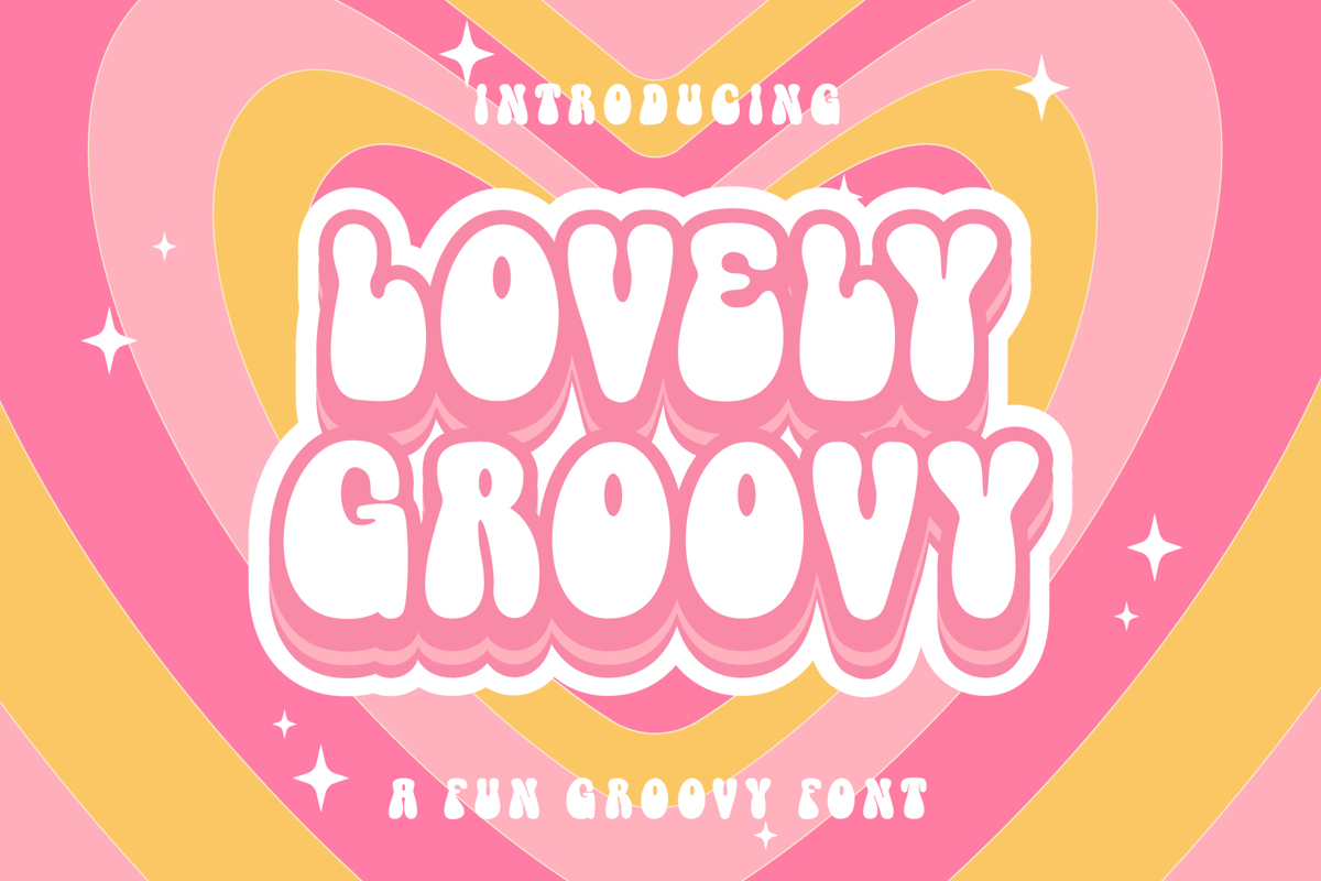 Lovely Groovy Font | Densu Creative | FontSpace