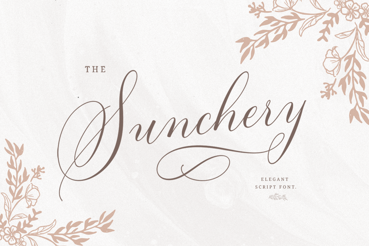 Sunchery Font | sizimon | FontSpace