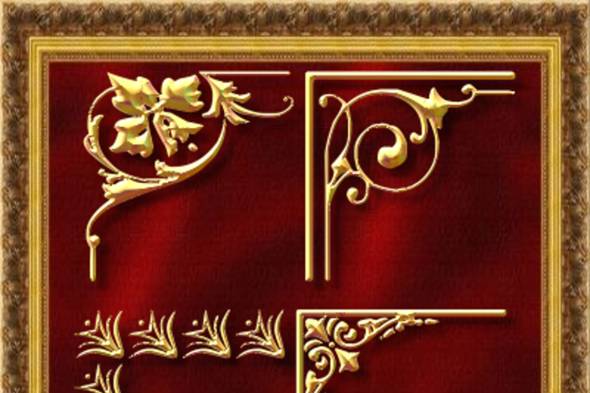 Vintage Decorative Corner_43 Font Sughayer Foundry FontSpace