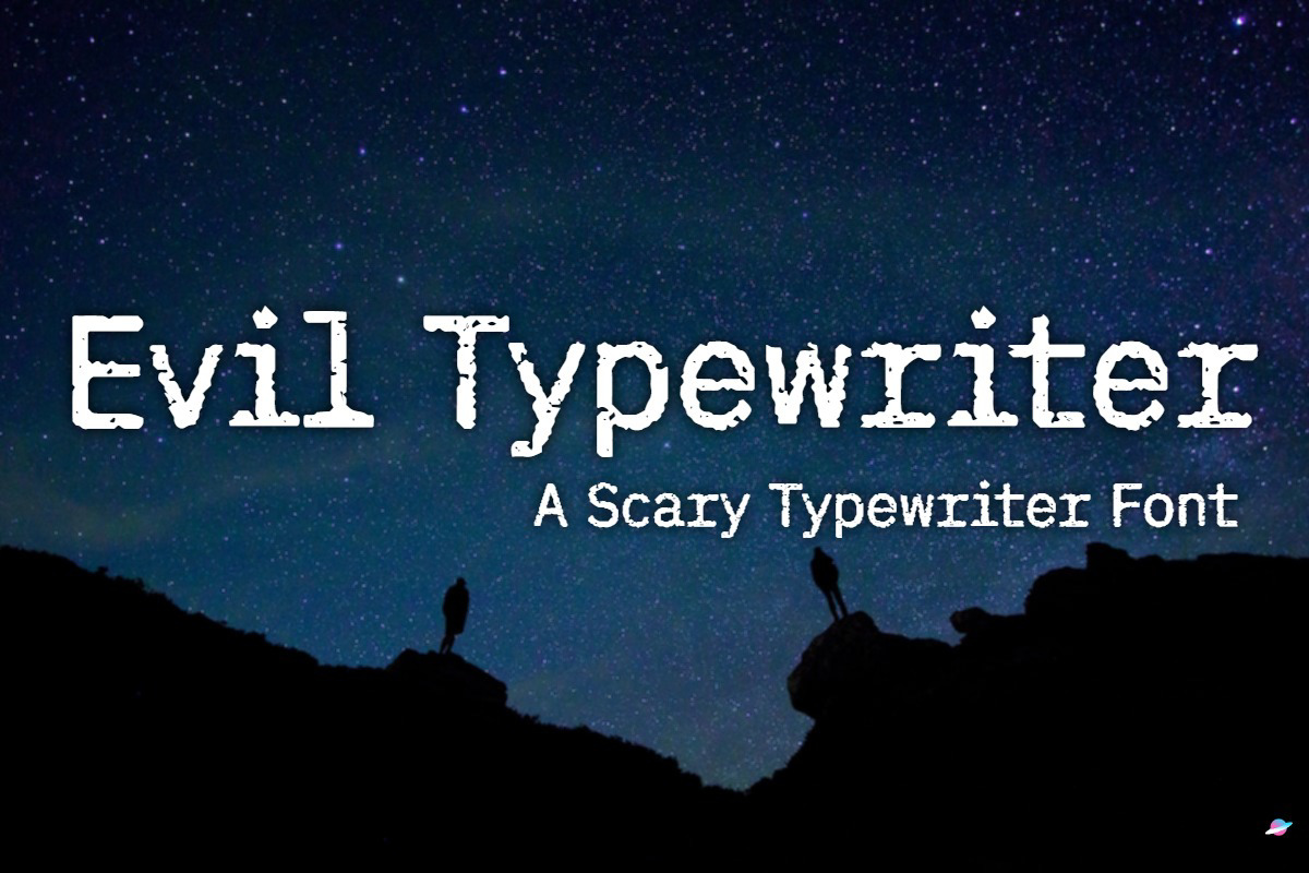 Evil Typewriter Font Creativetacos FontSpace