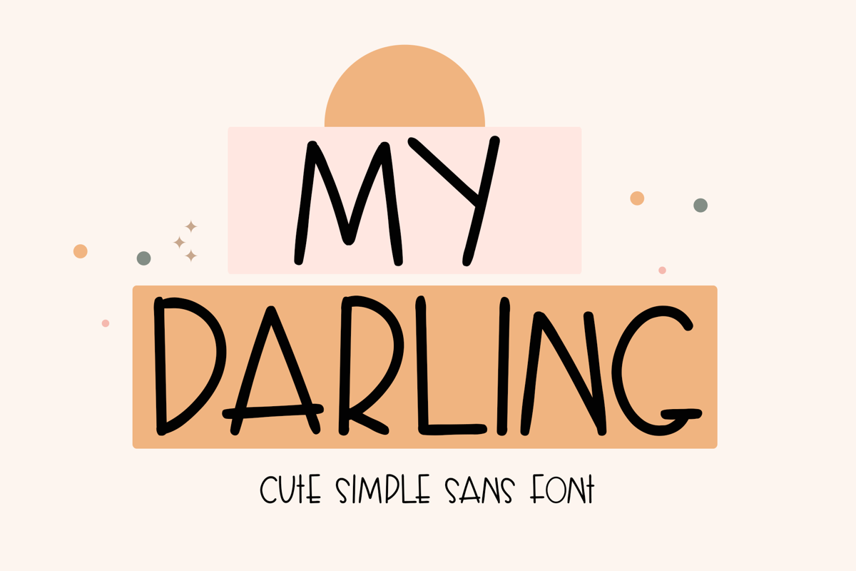 my-darling-font-nyongandang-fontspace