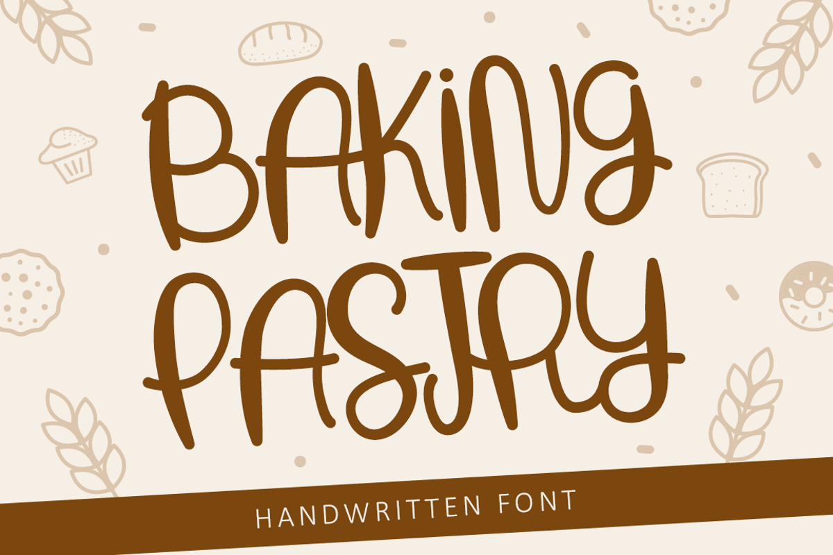 Baking Pastry Font illushvara FontSpace