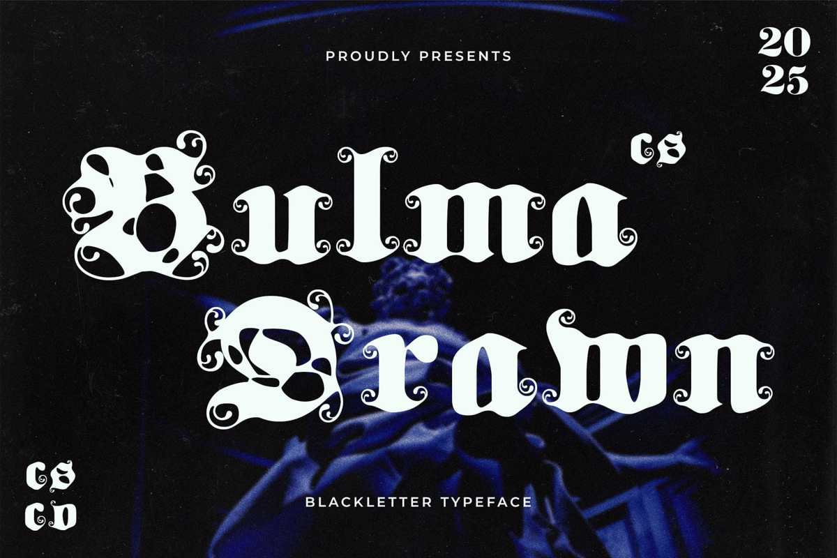 Bulma Cursive CS Bulma Drawn Font - Free Download