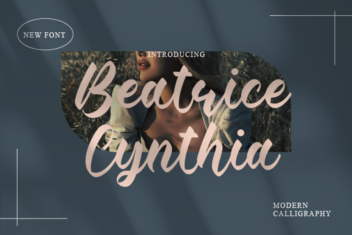 Beatrice Cynthia Font Synthetic Type FontSpace