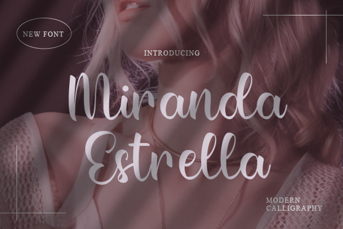 Miranda Estrella Font | Synthetic Type | FontSpace