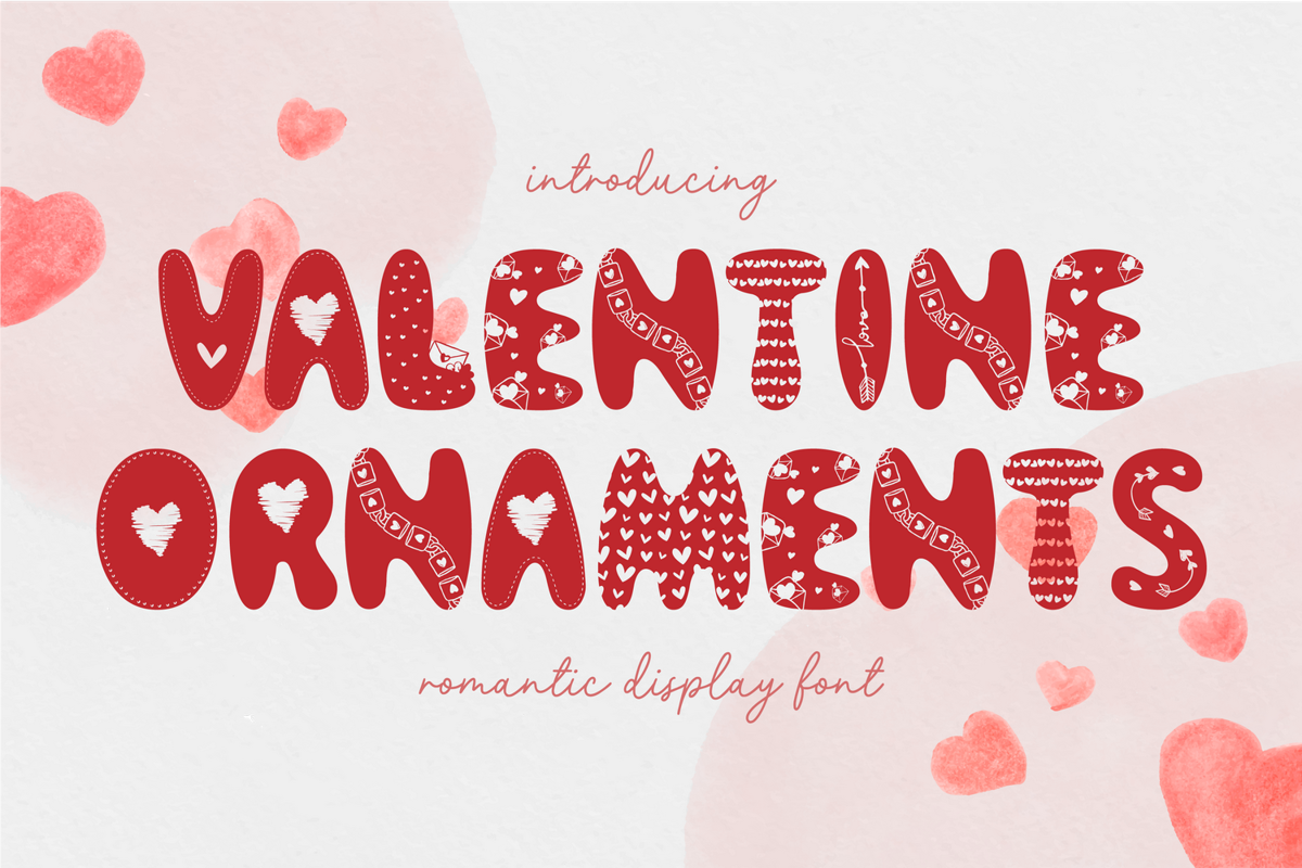 Valentine Ornaments Font 177Studio FontSpace