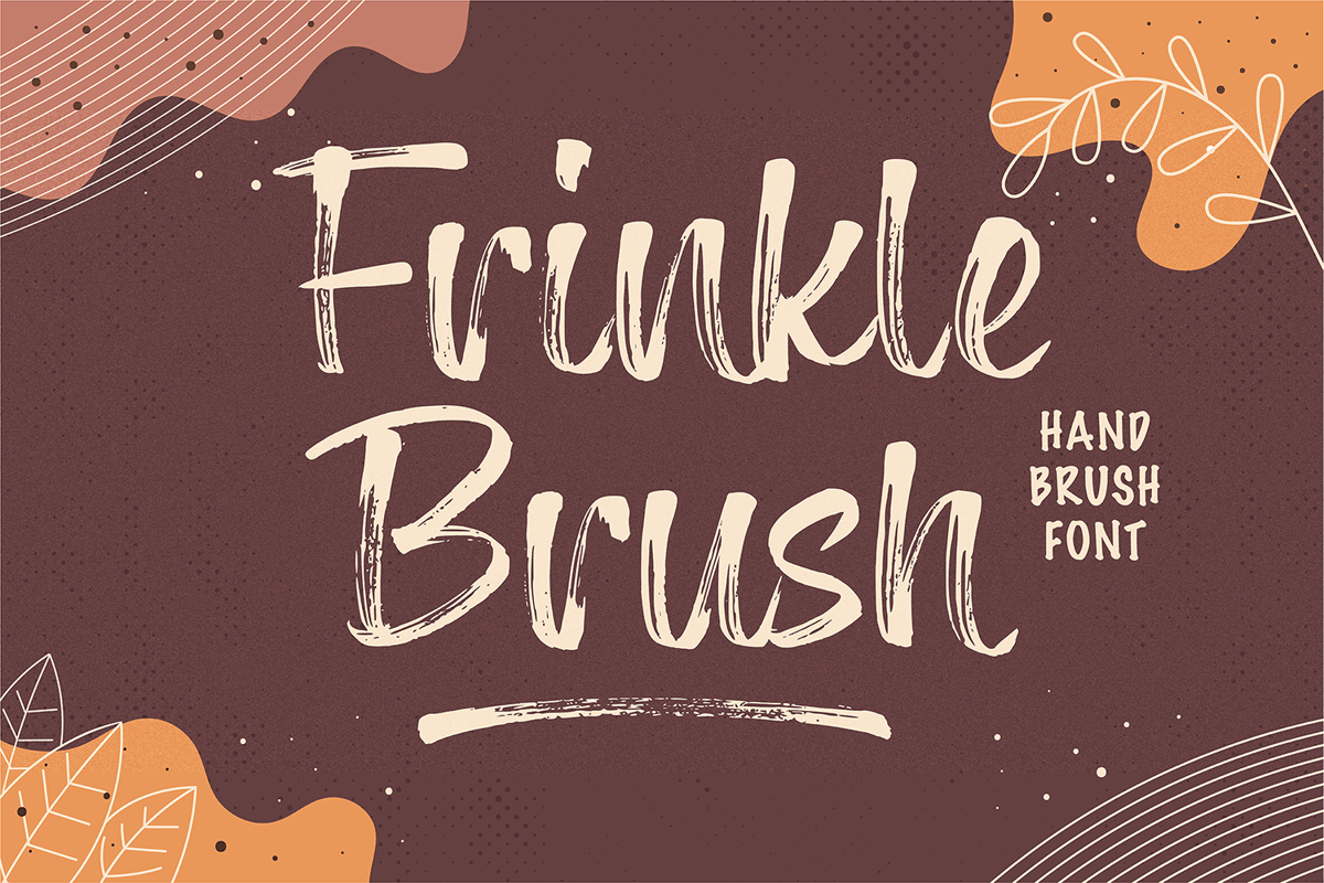 Frinkle Brush Font | Letteralle Studio | FontSpace