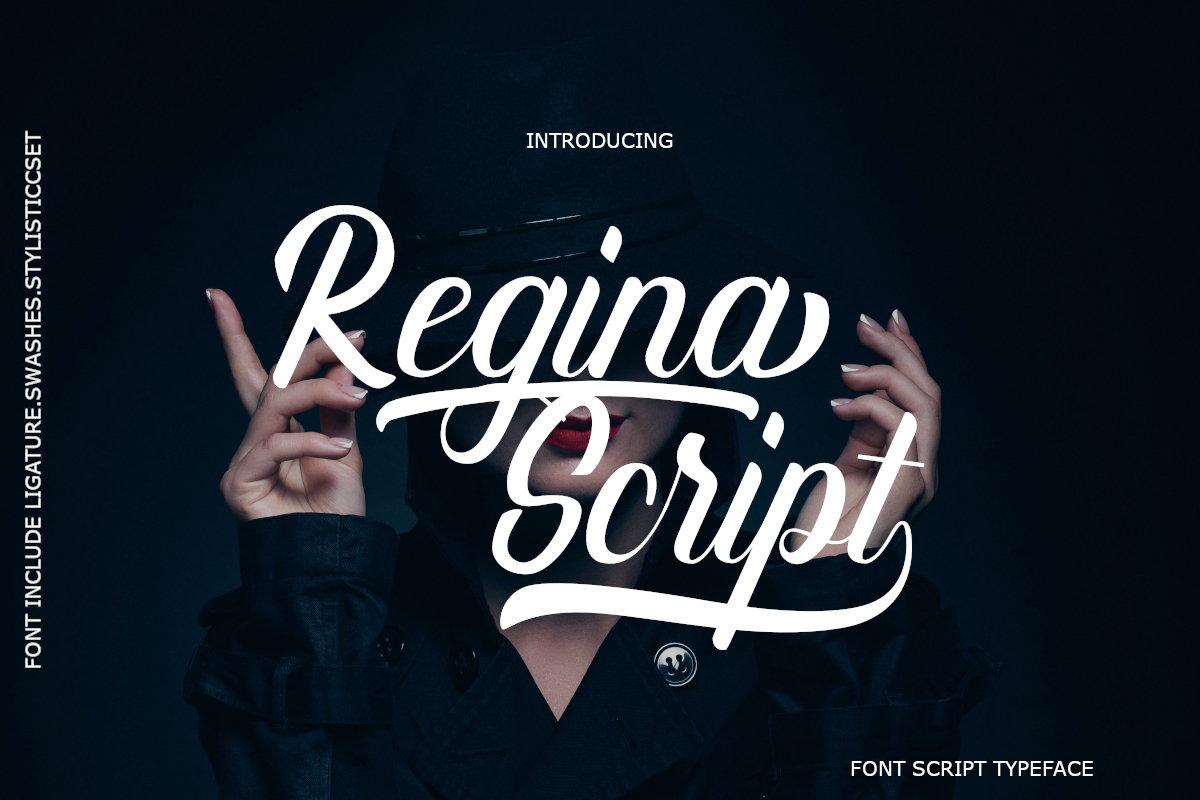 Download Free Regina Script Font Jimtype Studio Fontspace Fonts Typography