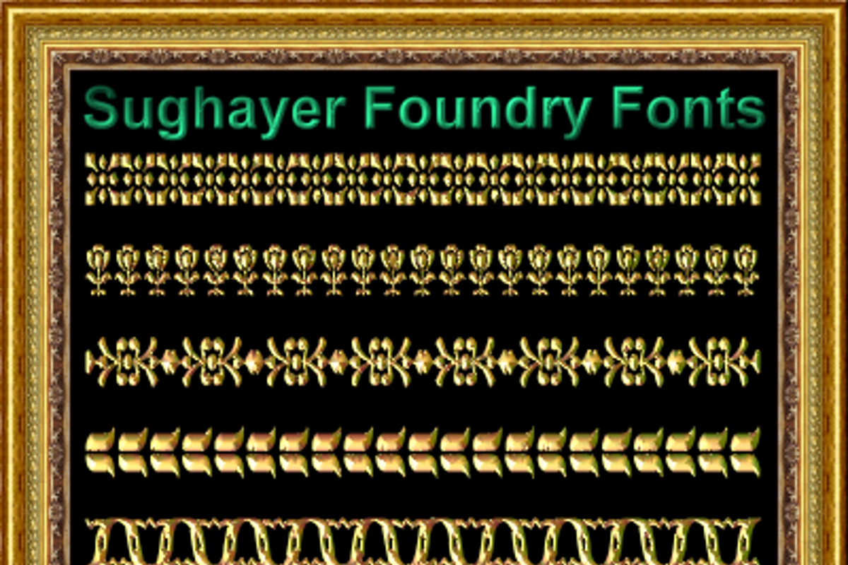 Vintage Borders_019 Font | Sughayer Foundry | FontSpace