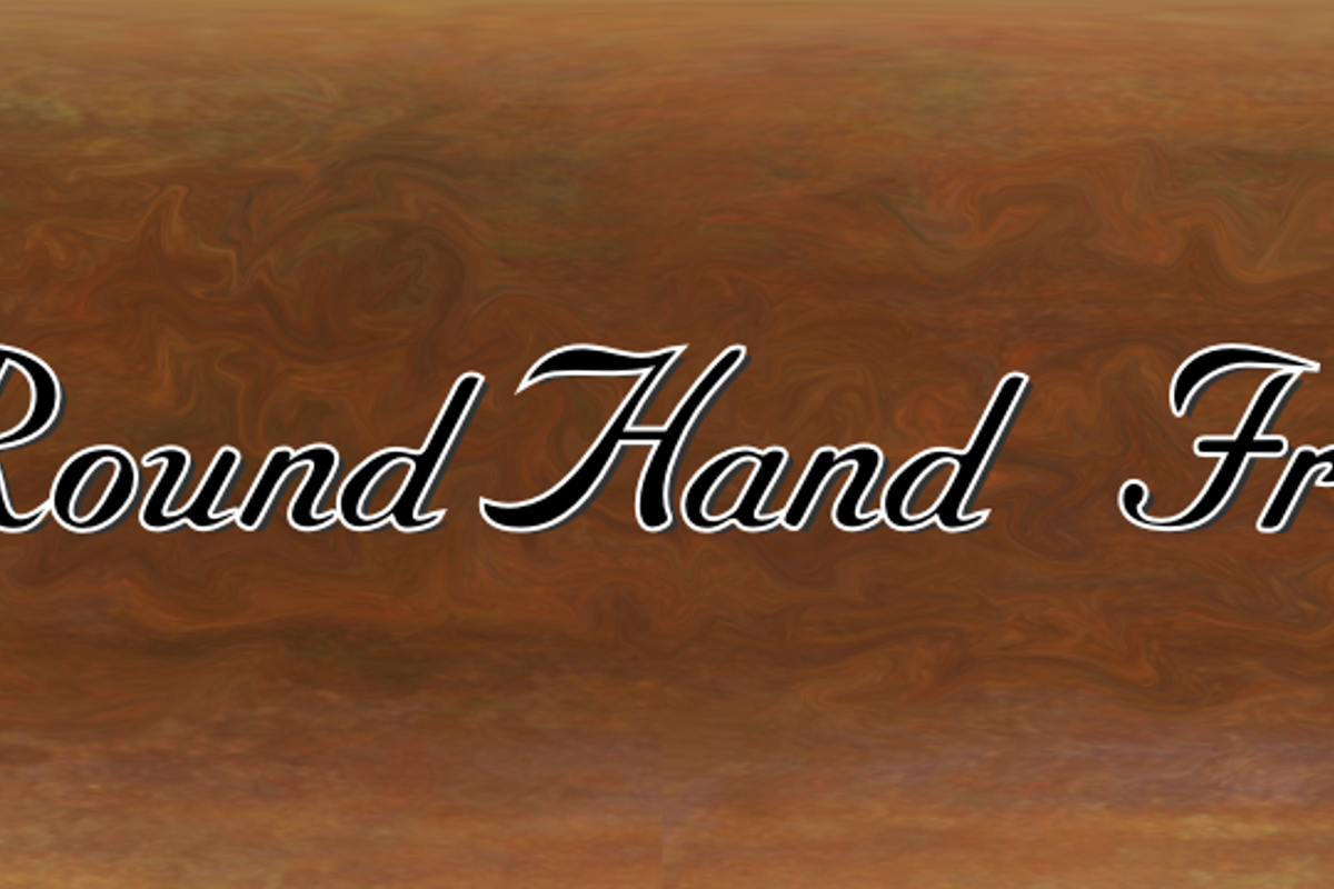 RoundHand Free Font - Free Download