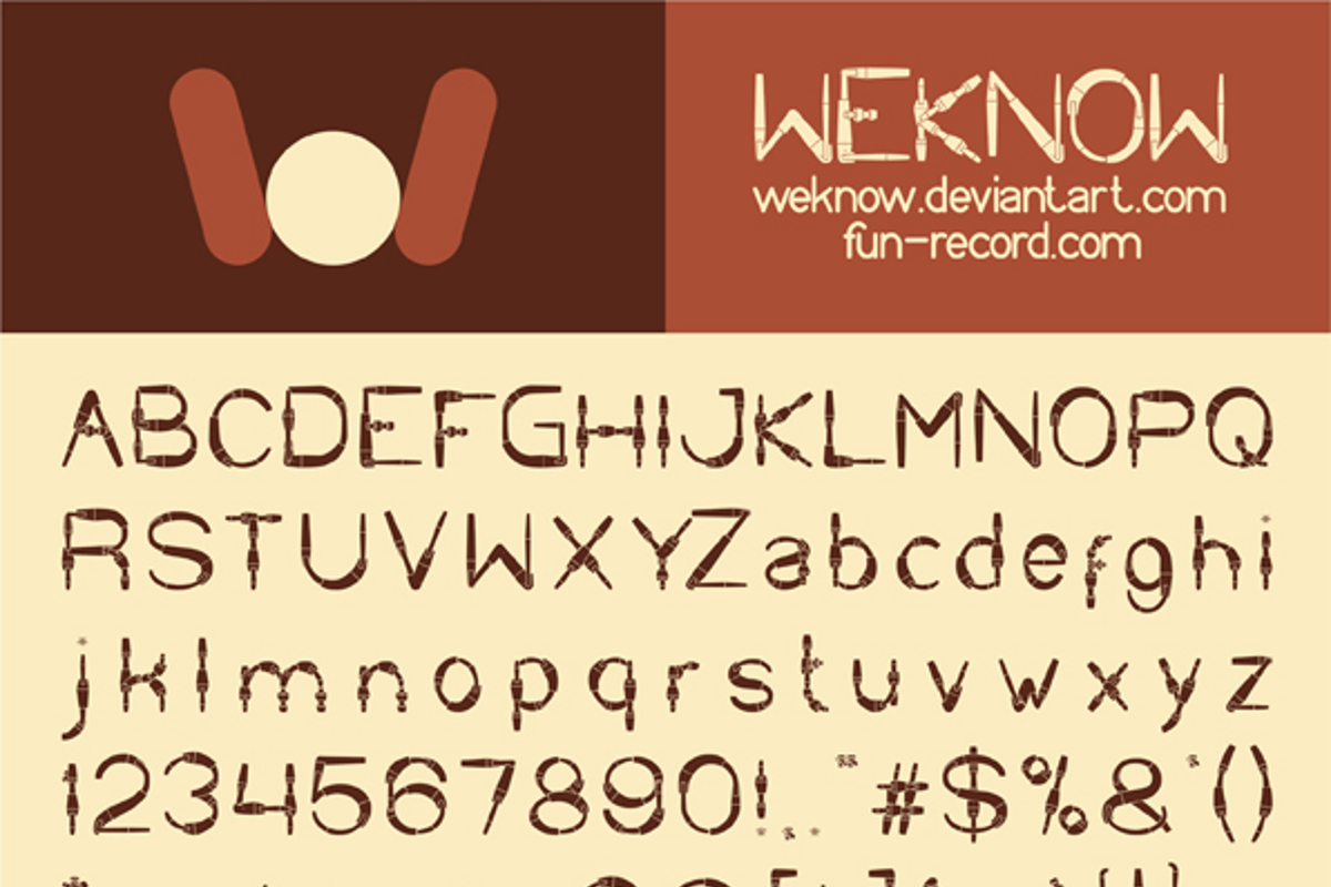 COPPER Font | weknow | FontSpace