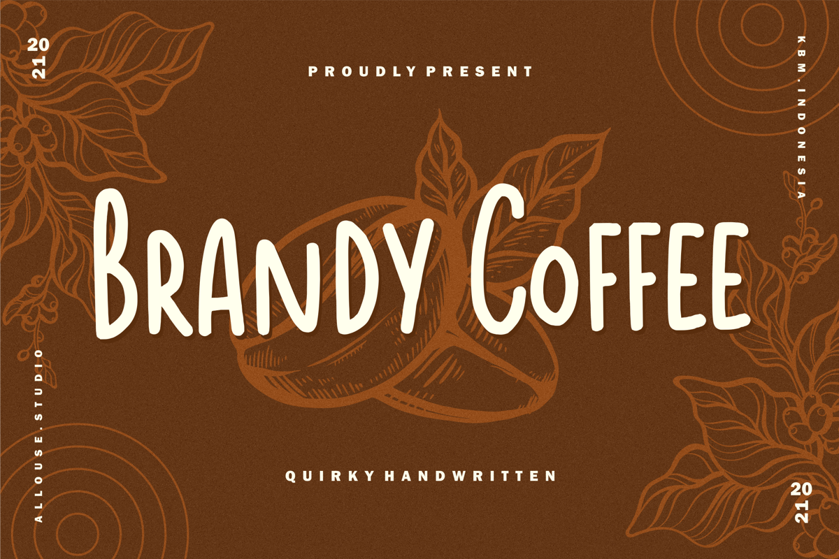 Brandy Coffee Font Allouse.Studio FontSpace