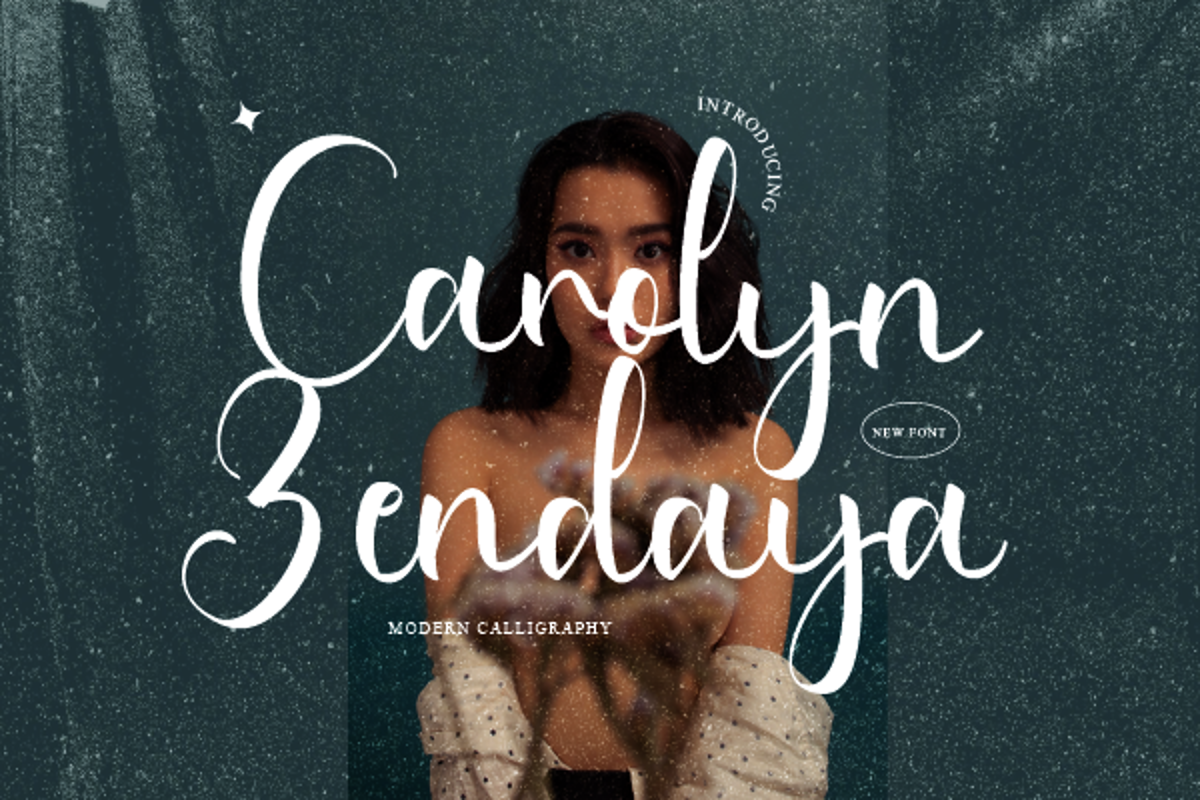 Carolyn Zendaya Font | Synthetic Type | FontSpace