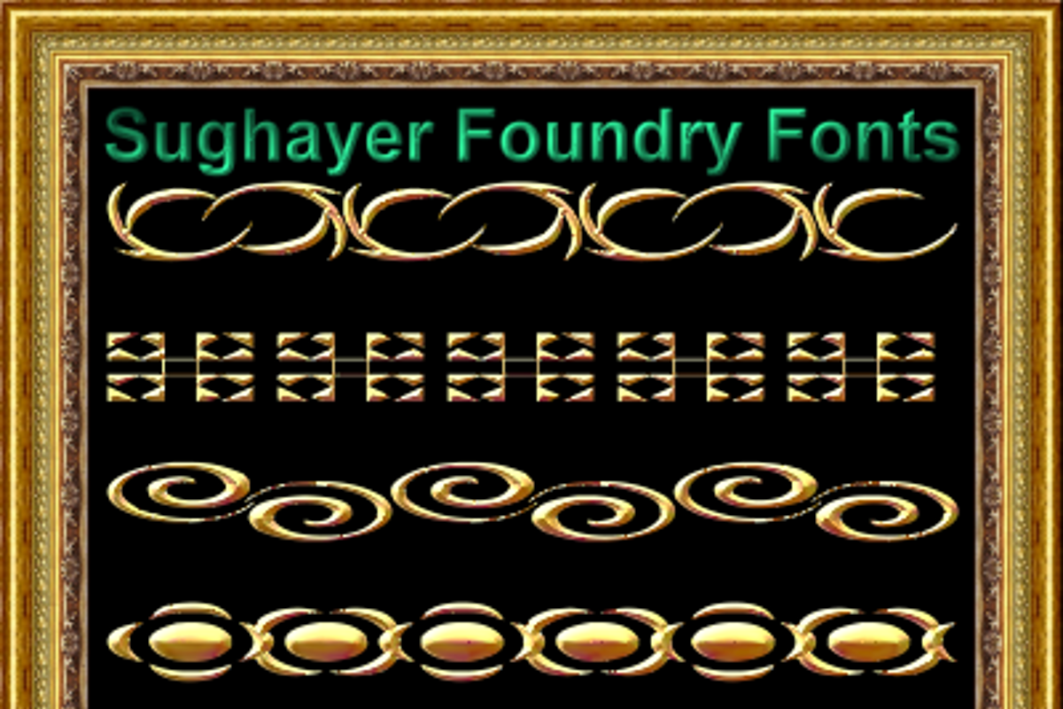 Vintage Borders_07 Font | Sughayer Foundry | FontSpace