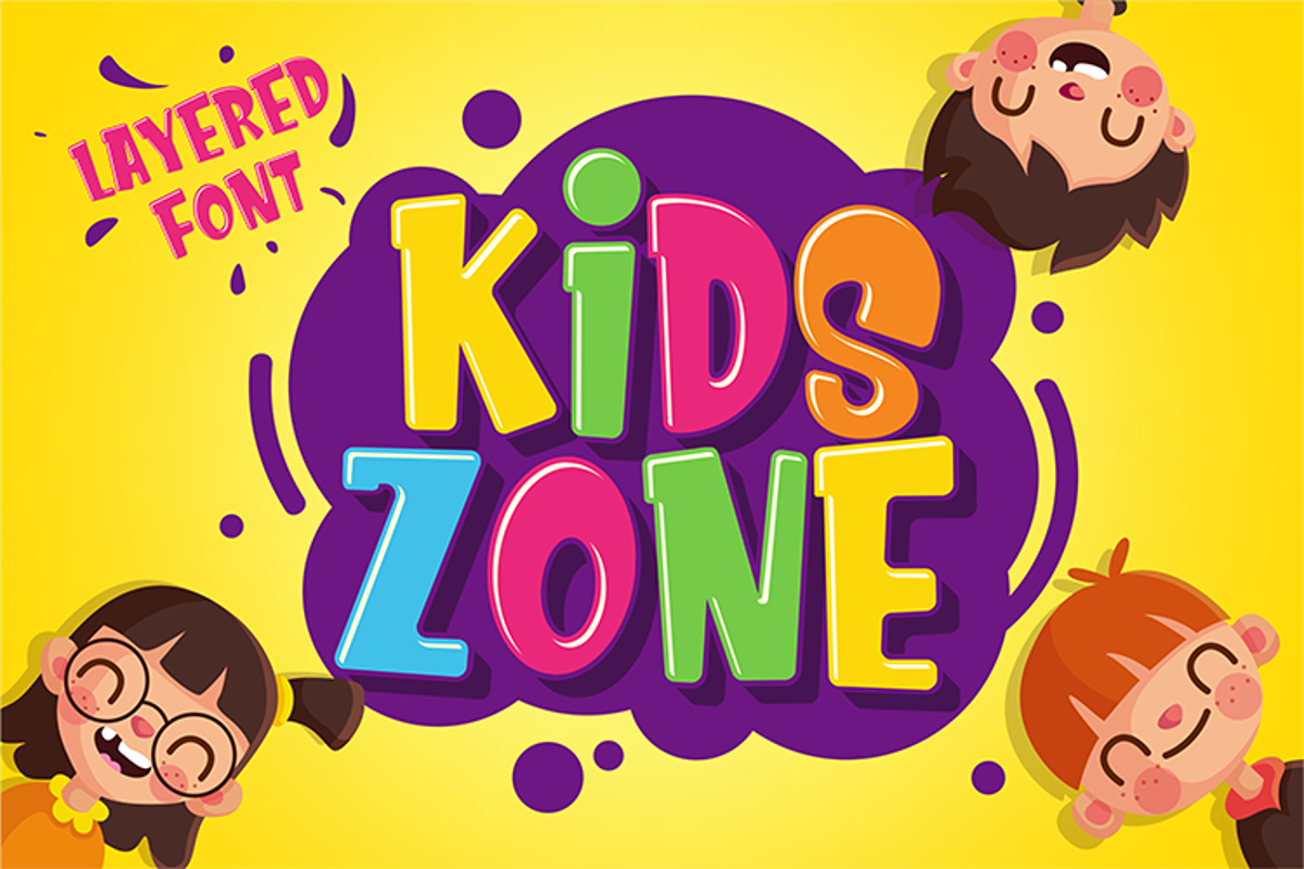 Kids Zone Font | figuree | FontSpace