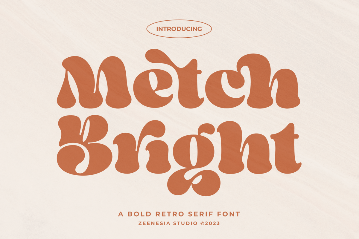 Metch bright font zeenesia studio fontspace