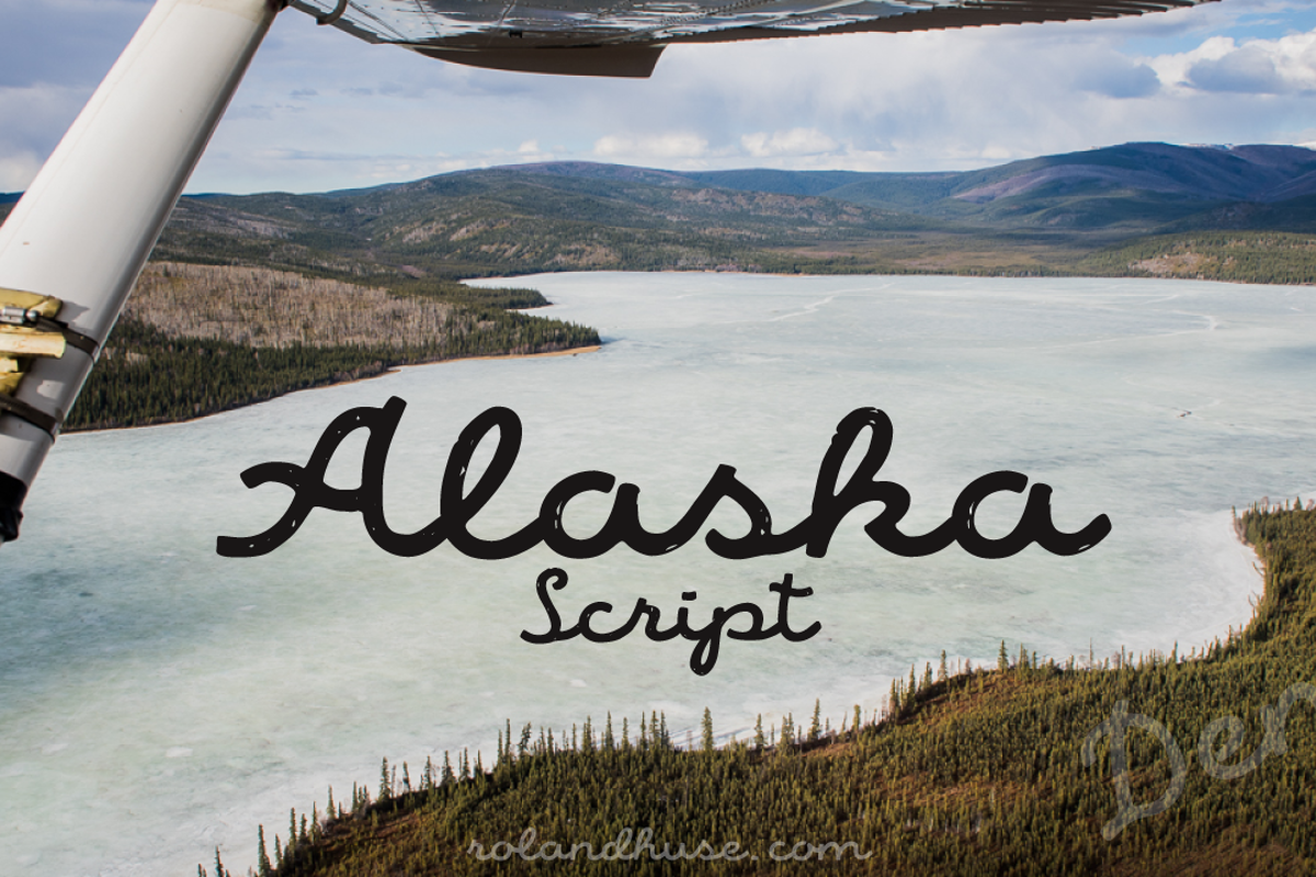 Alaska Script Font Roland Huse Design FontSpace