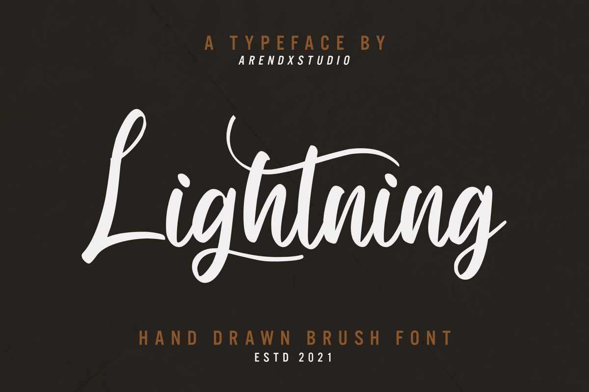 Lightning Font | Asep Rendi | FontSpace