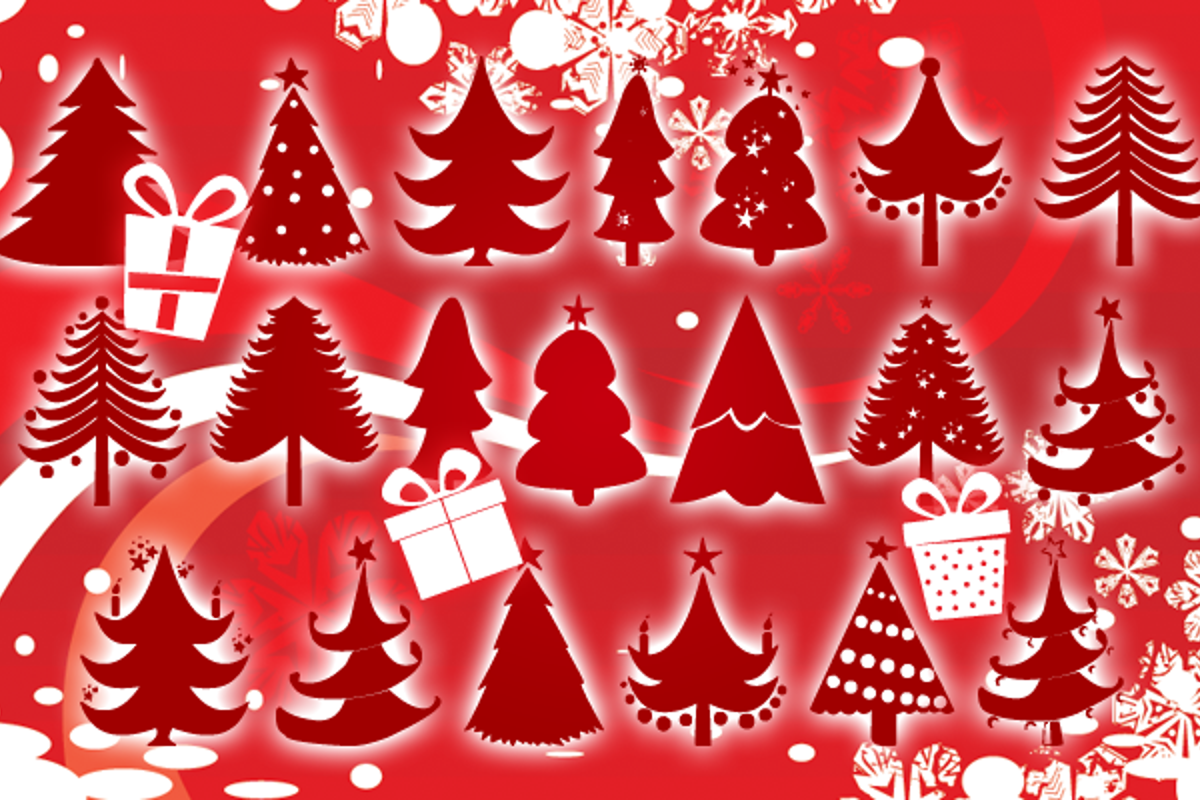 Symbols of christmas. Новогодний шрифт елки. Z Christmas symbol