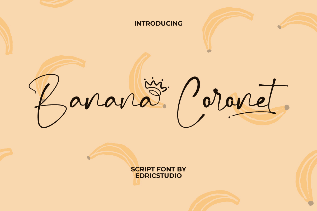 Banana Font Edric Studio FontSpace