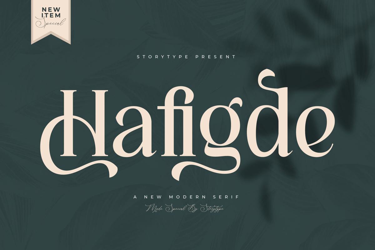 Hafigde Font Storytype Studio Fontspace