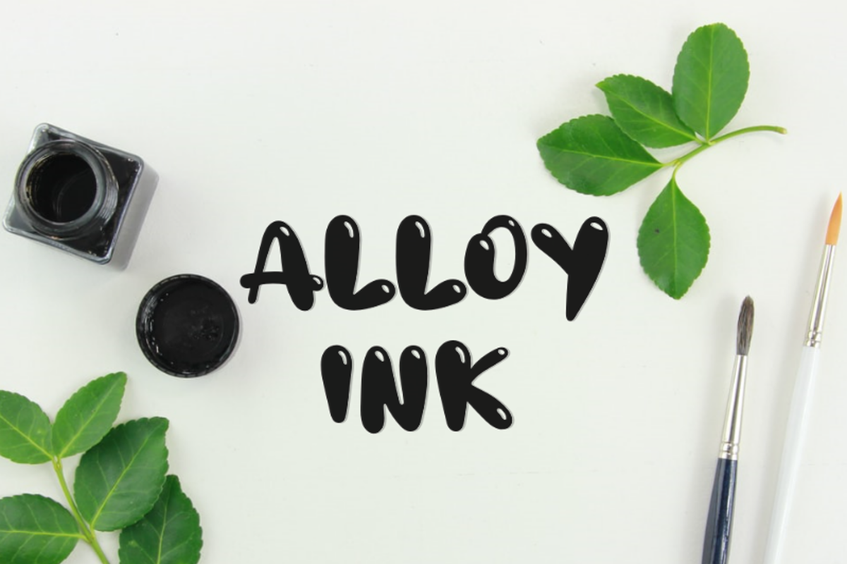 A Alloy Ink Font wepfont FontSpace