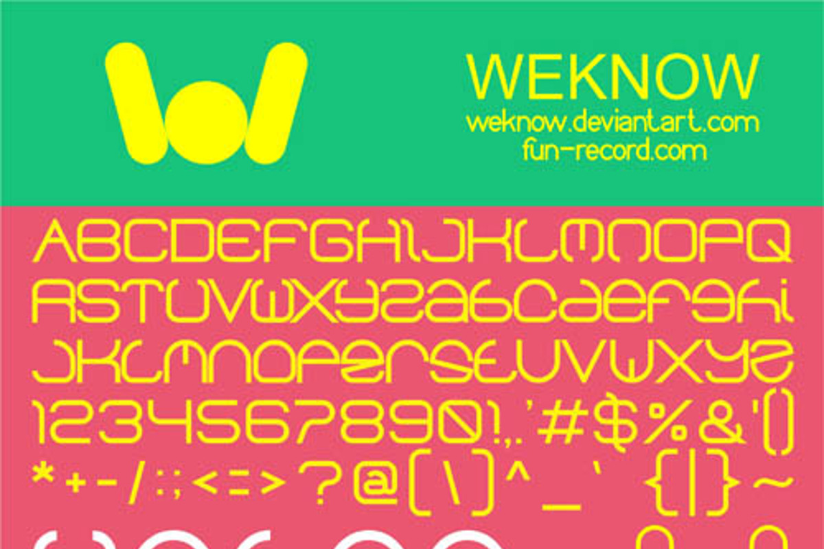 Helen Font | weknow | FontSpace