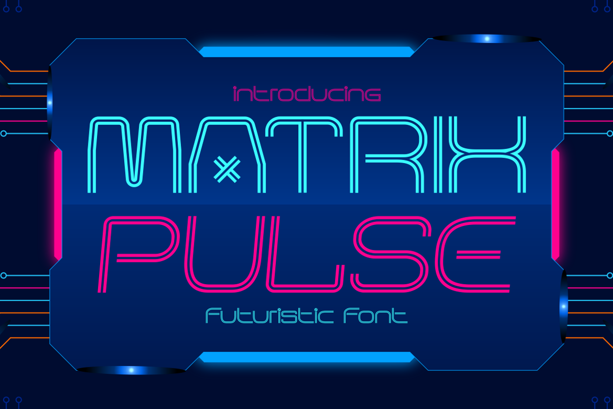 Matrix Pulse Font - Free Download