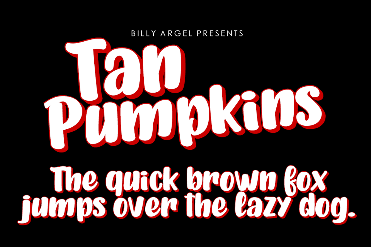 tan-pumpkins-font-billy-argel-fonts-fontspace