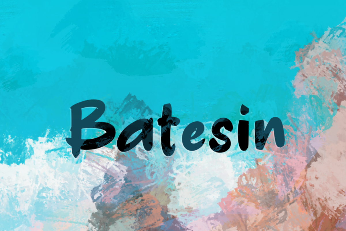 B Batesin Font | Wepfont | FontSpace