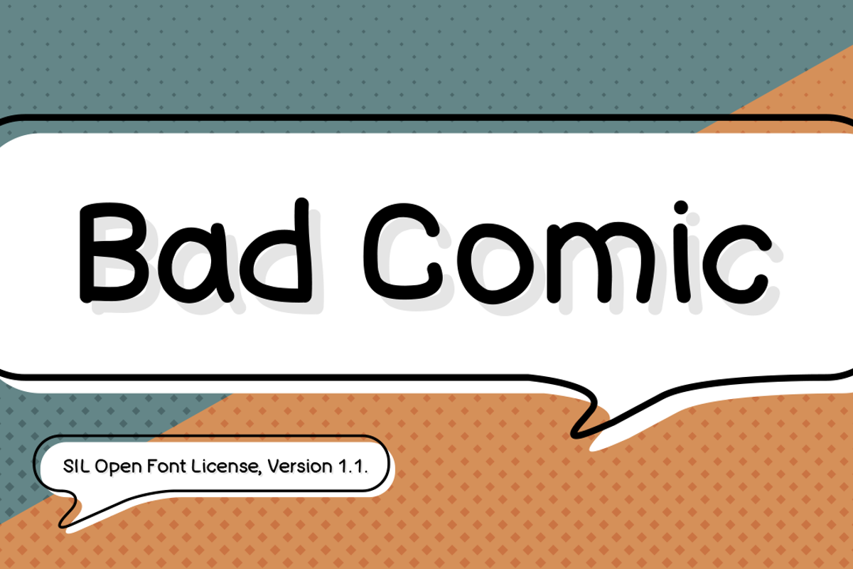 Шрифт bad comic