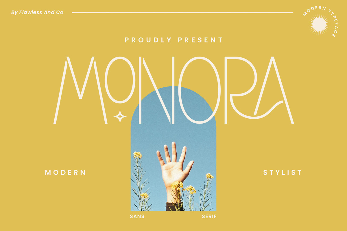 Monora font flawlessandco fontspace